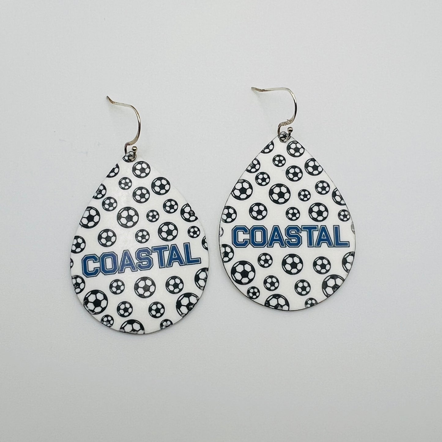 Coastal Soccer Pattern Teardrop