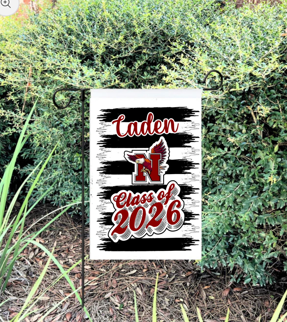 Class of 2026 Retro Flag - Personalization Available