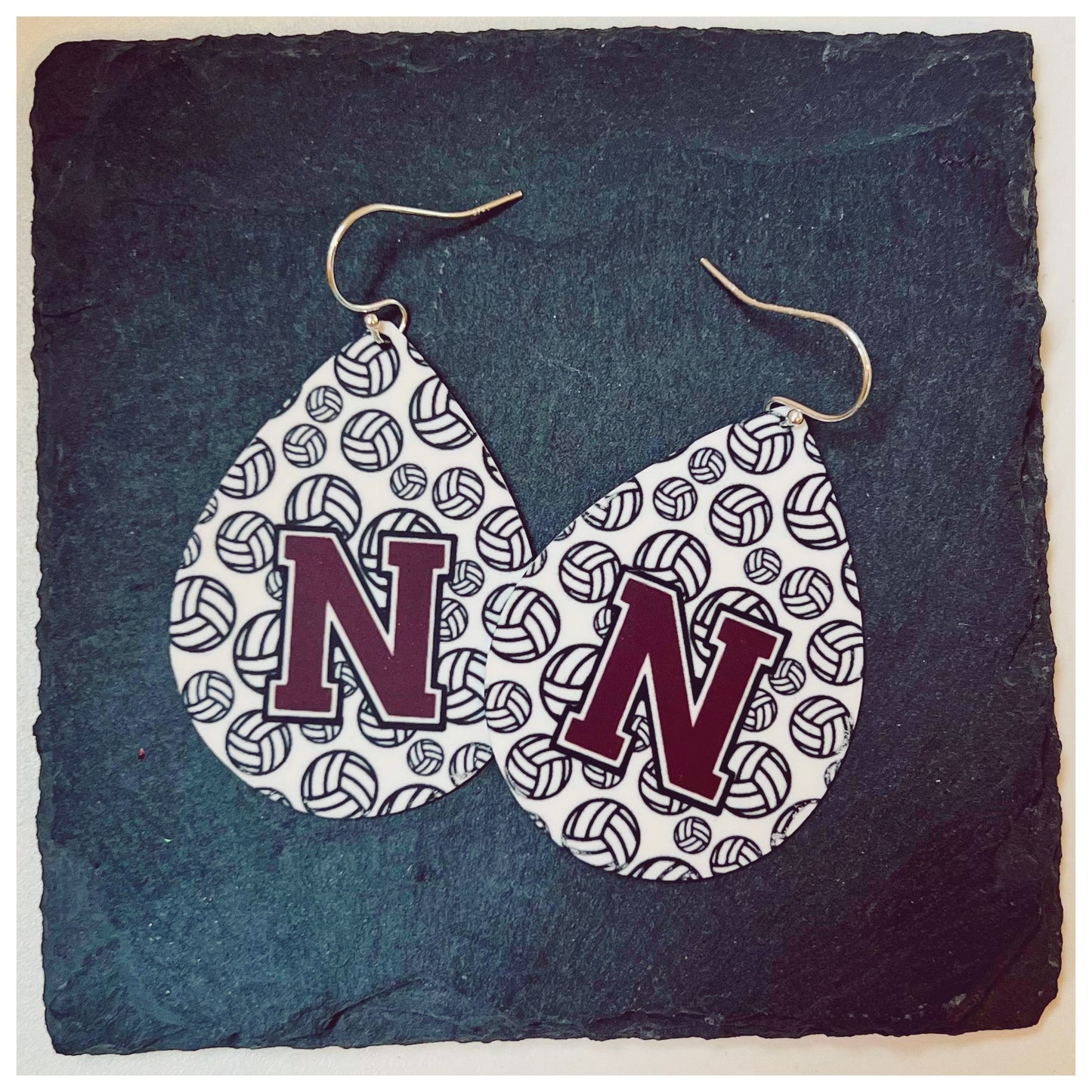 Volleyball Pattern Teardrop - Niceville