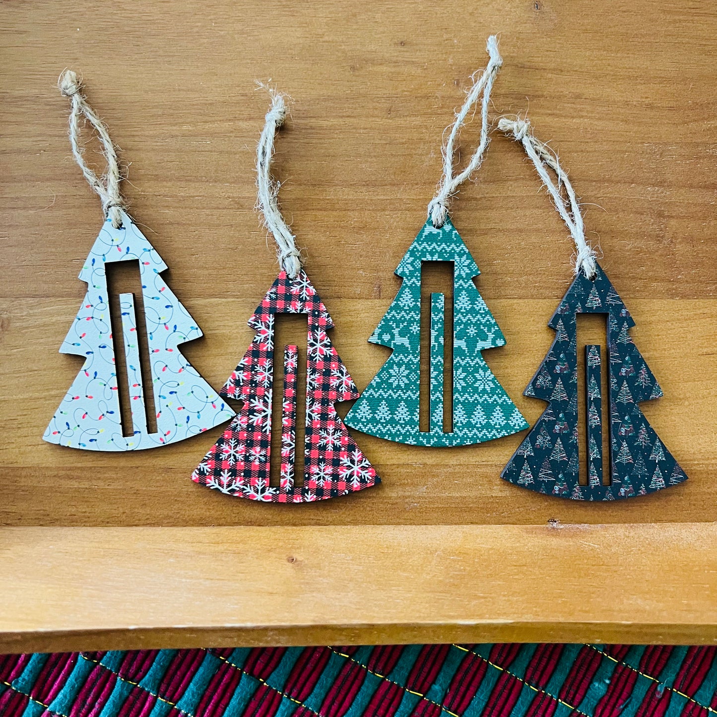 Money Holder Ornament - Christmas Tree Design