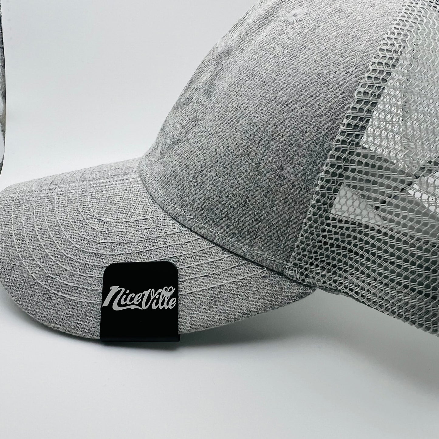 Niceville Script Hat clip