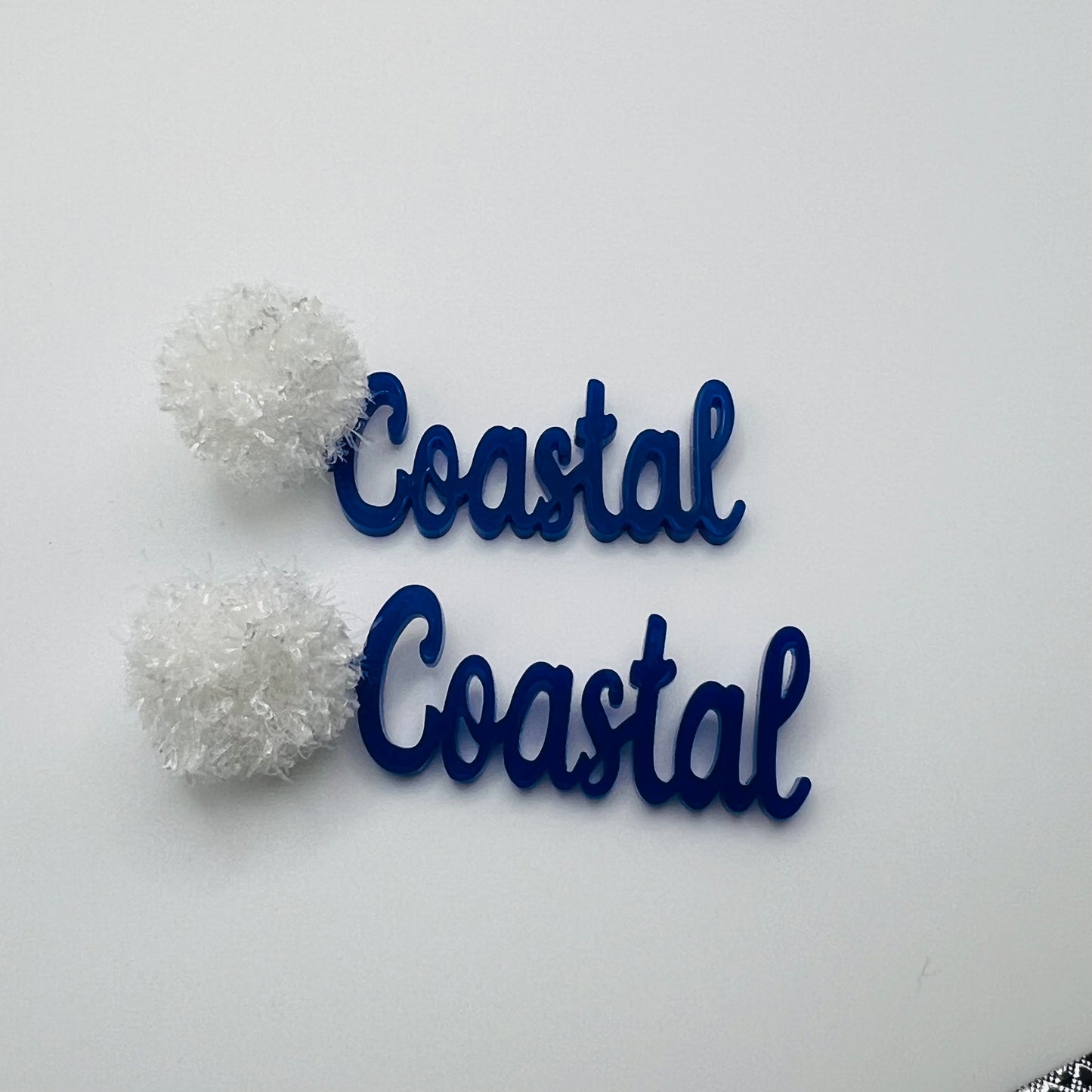 Coastal Pom Pom Dangle