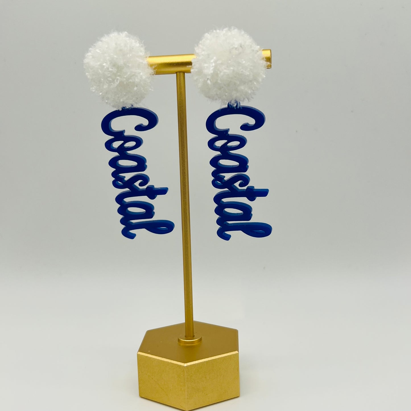Coastal Pom Pom Dangle