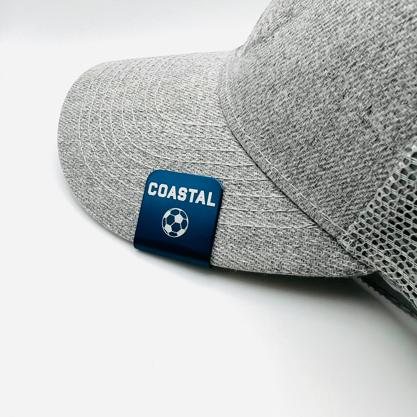 Coastal Soccer Hat Clip