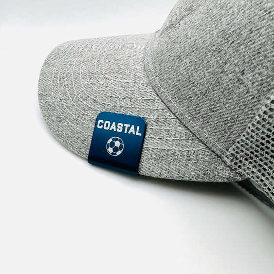 Coastal Soccer Hat Clip