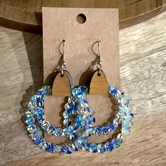 Blue Dot Hoops