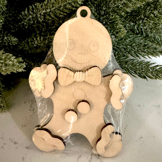 Gingerbread Man - DIY Ornament