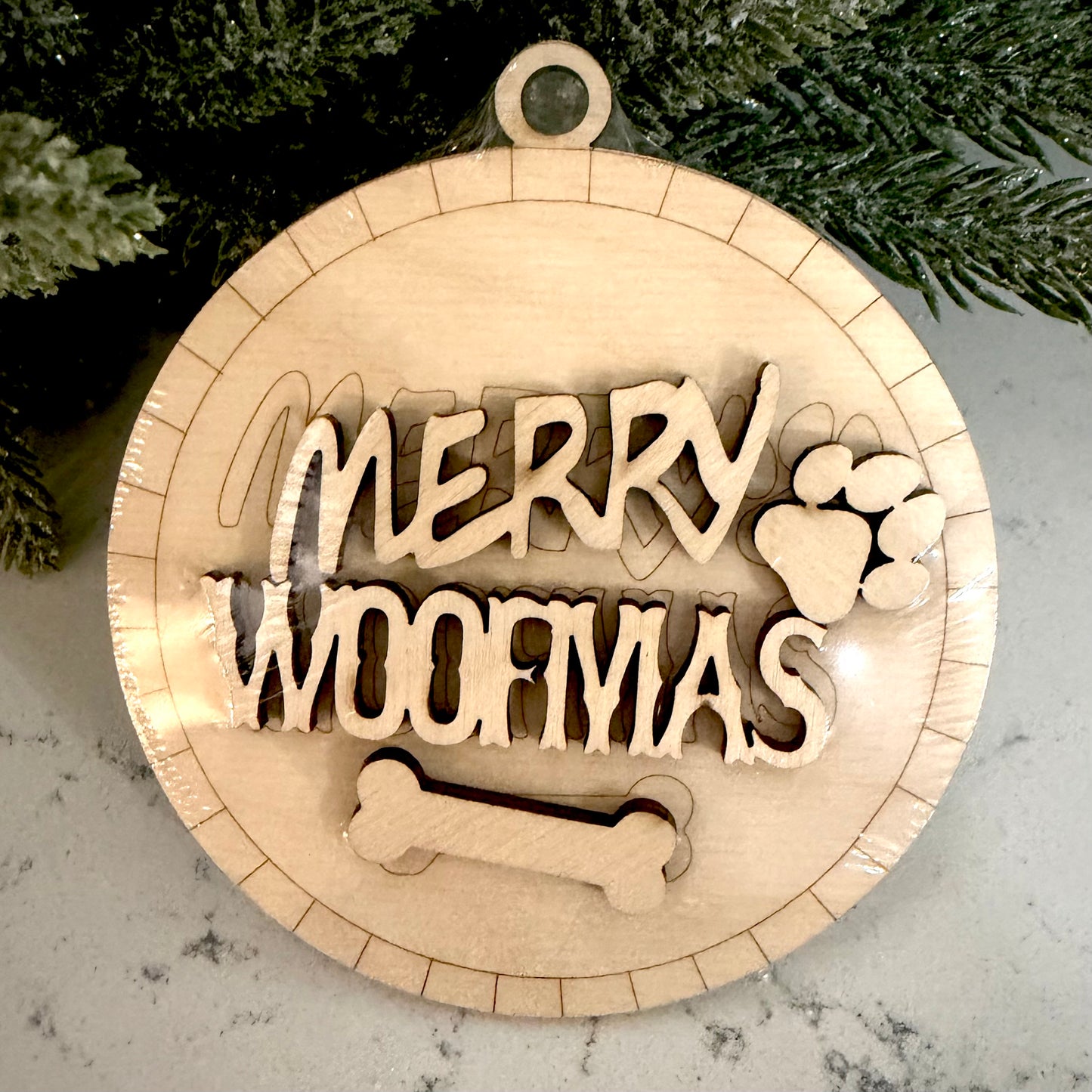 Merry Woofmas - DIY Ornament