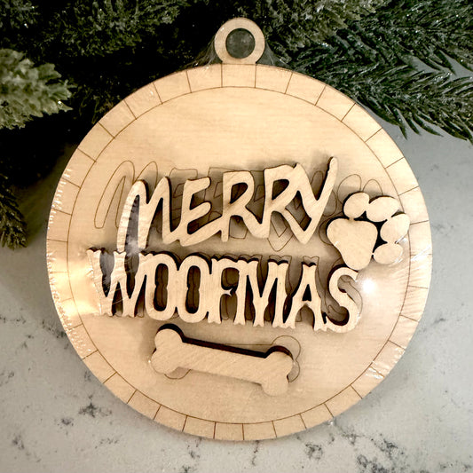Merry Woofmas - DIY Ornament