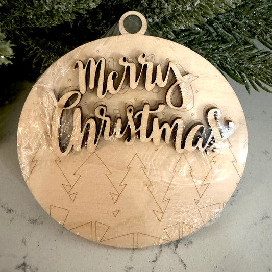 Merry Christmas - DIY Ornament