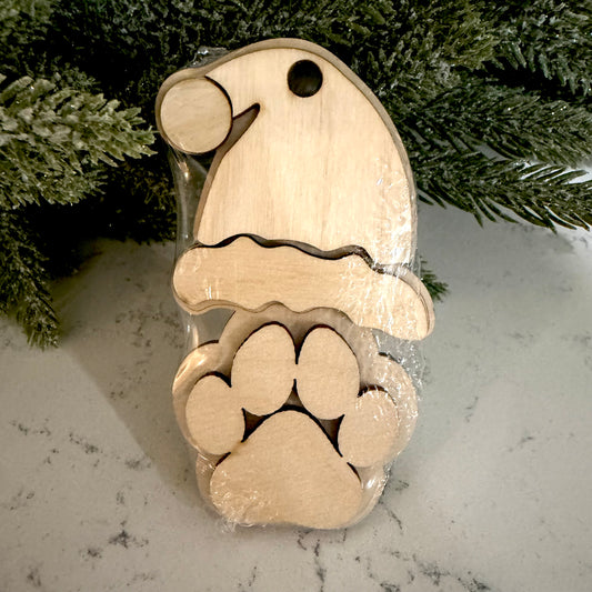 Santa Paws - DIY Ornament