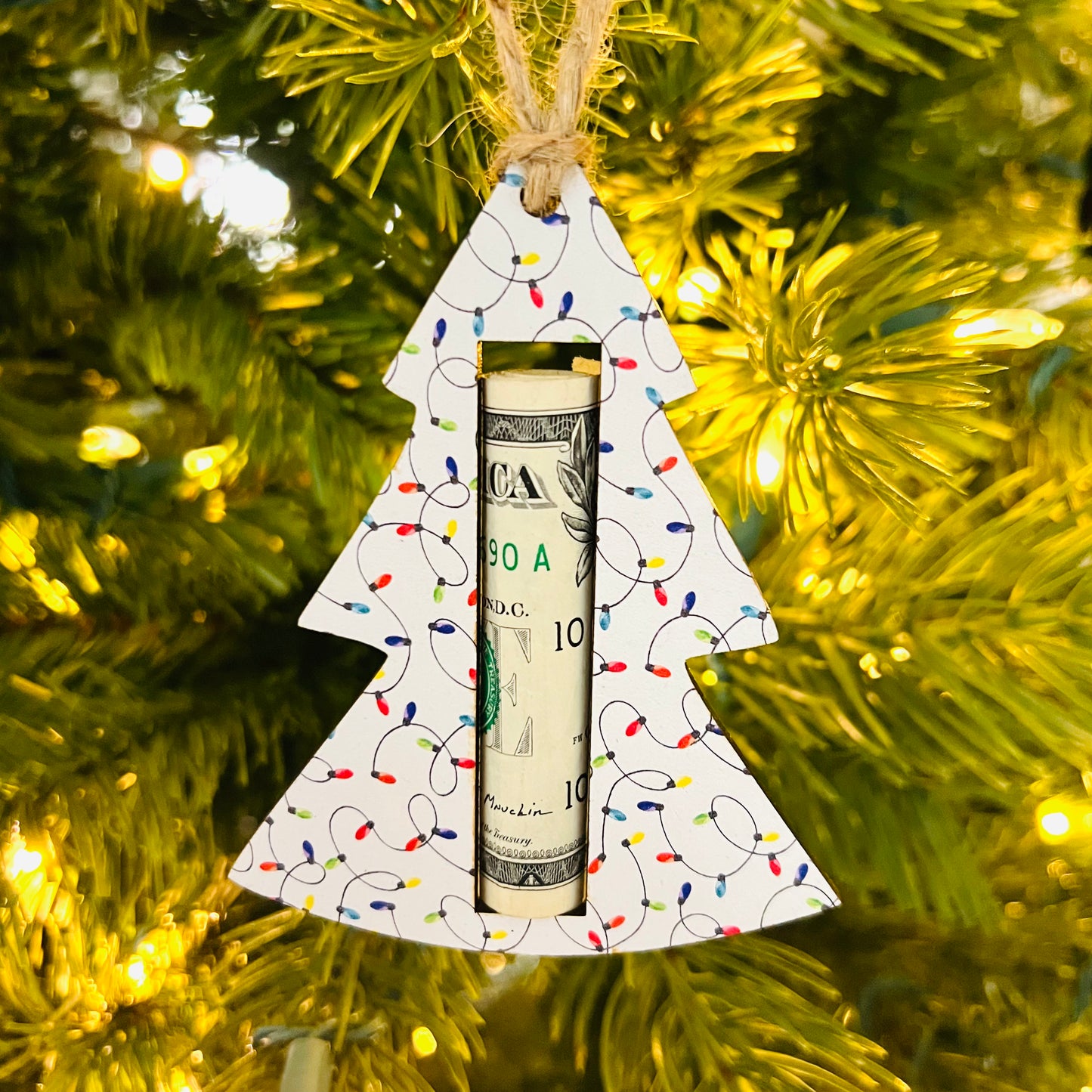 Money Holder Ornament - Light Bulb