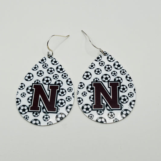 Lady Eagles Soccer Pattern Teardrop