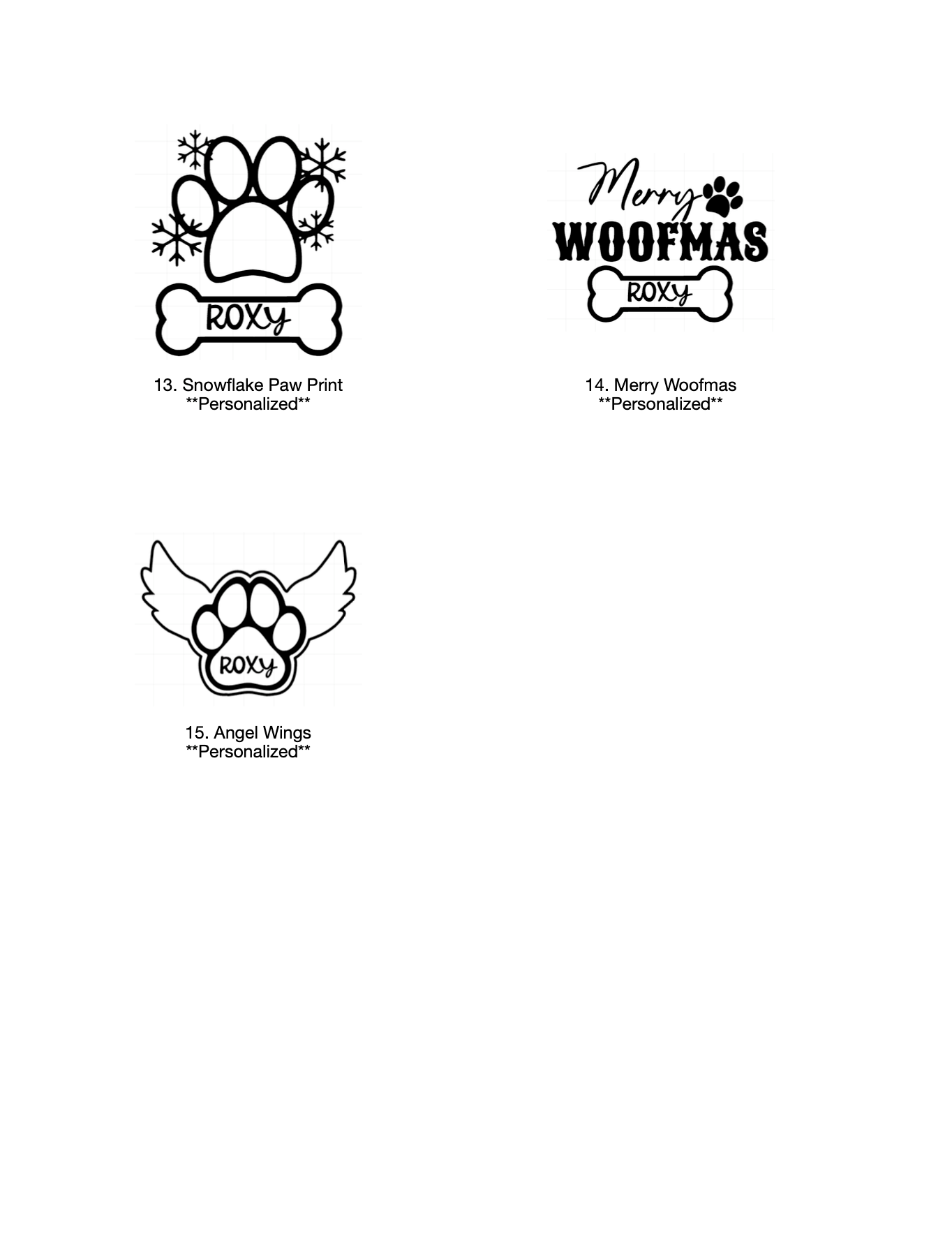 Custom Engraved Christmas Ornament