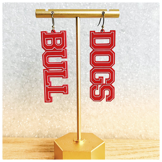Bulldogs Dangle - Red